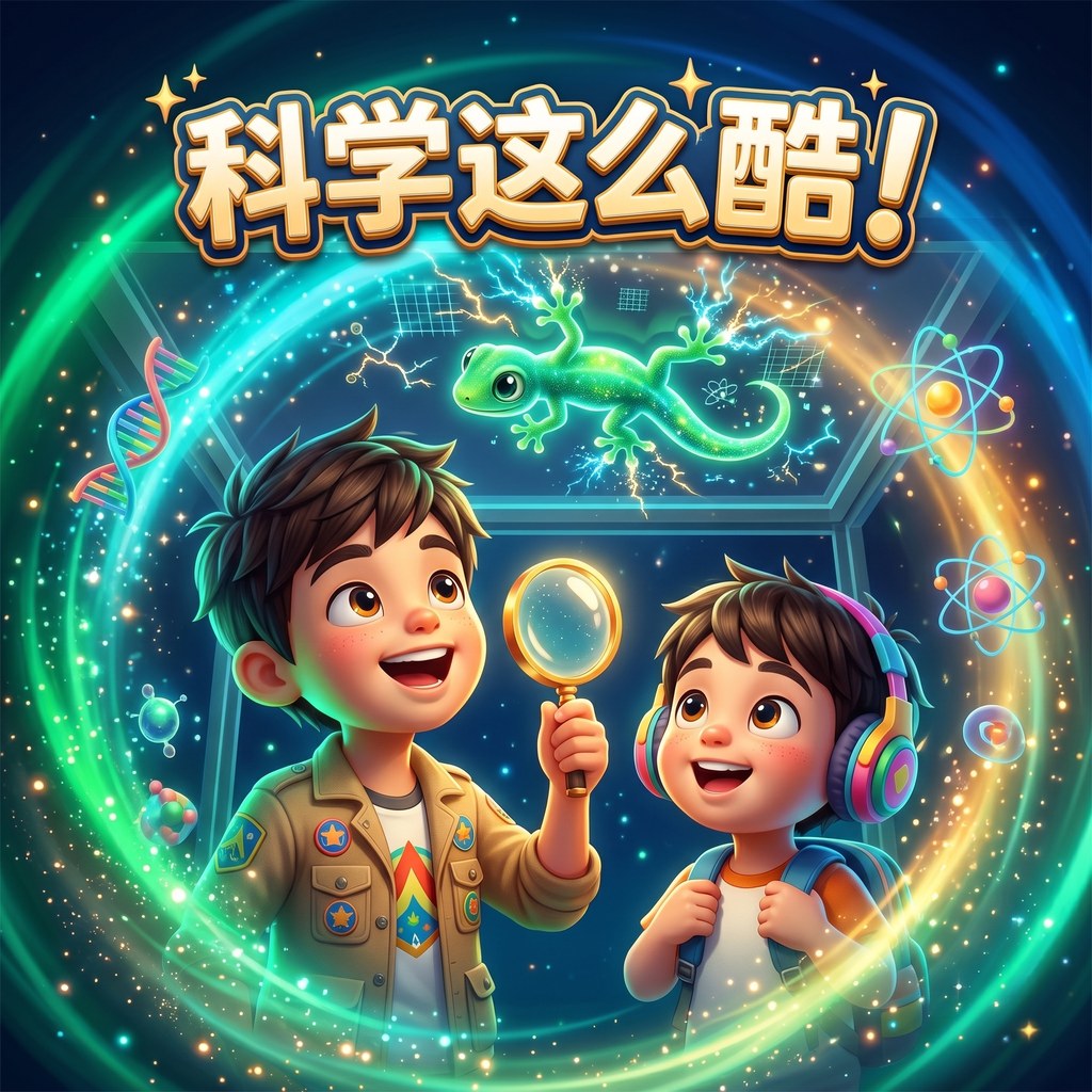Ep 05: 壁虎为什么能倒挂在天花板上跑步？（纳米毛毛的超能力）